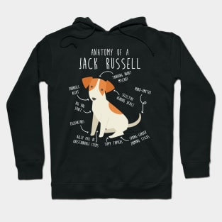 Jack Russell Terrier Dog Anatomy Hoodie